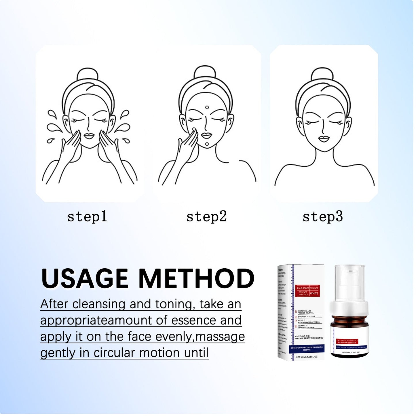 ⚡5-second brightening rescue: Dark spots disappear, blemishes fade, and skin becomes radiant! Vitamin C Whitening Freckles